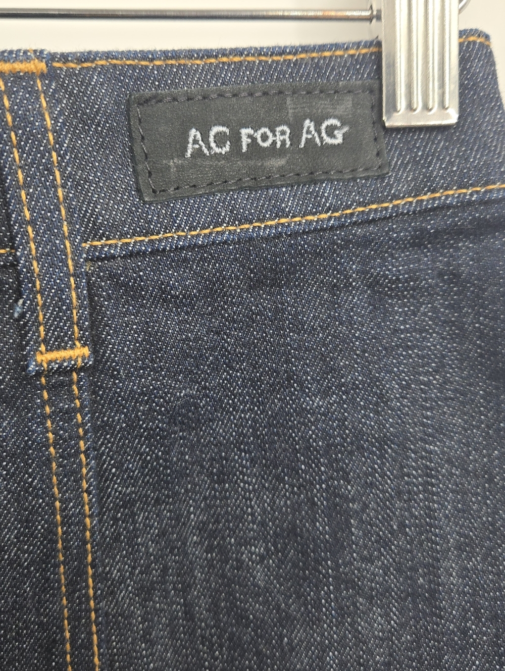 Alexa Chung A G Mini Skirt Blue Denim Button Front - Picture 9 of 14